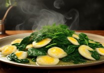 菠菜炒蛋