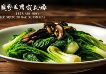 菠菜炒木耳