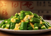 秋葵炒鸡蛋的做法