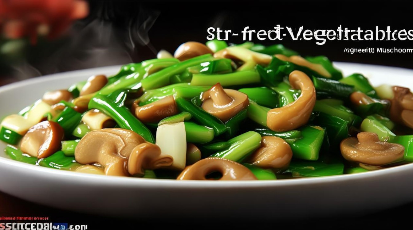 香菇炒青菜