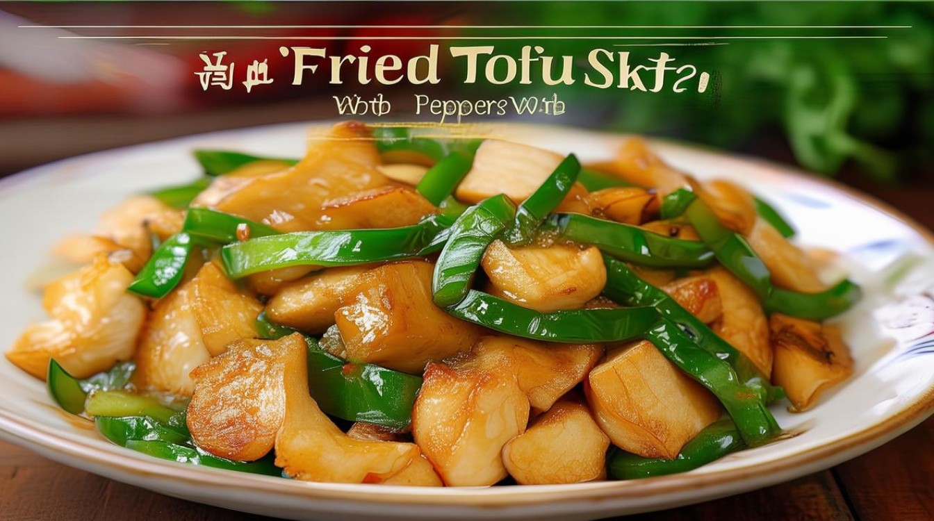 青椒炒面筋 青椒炒面筋