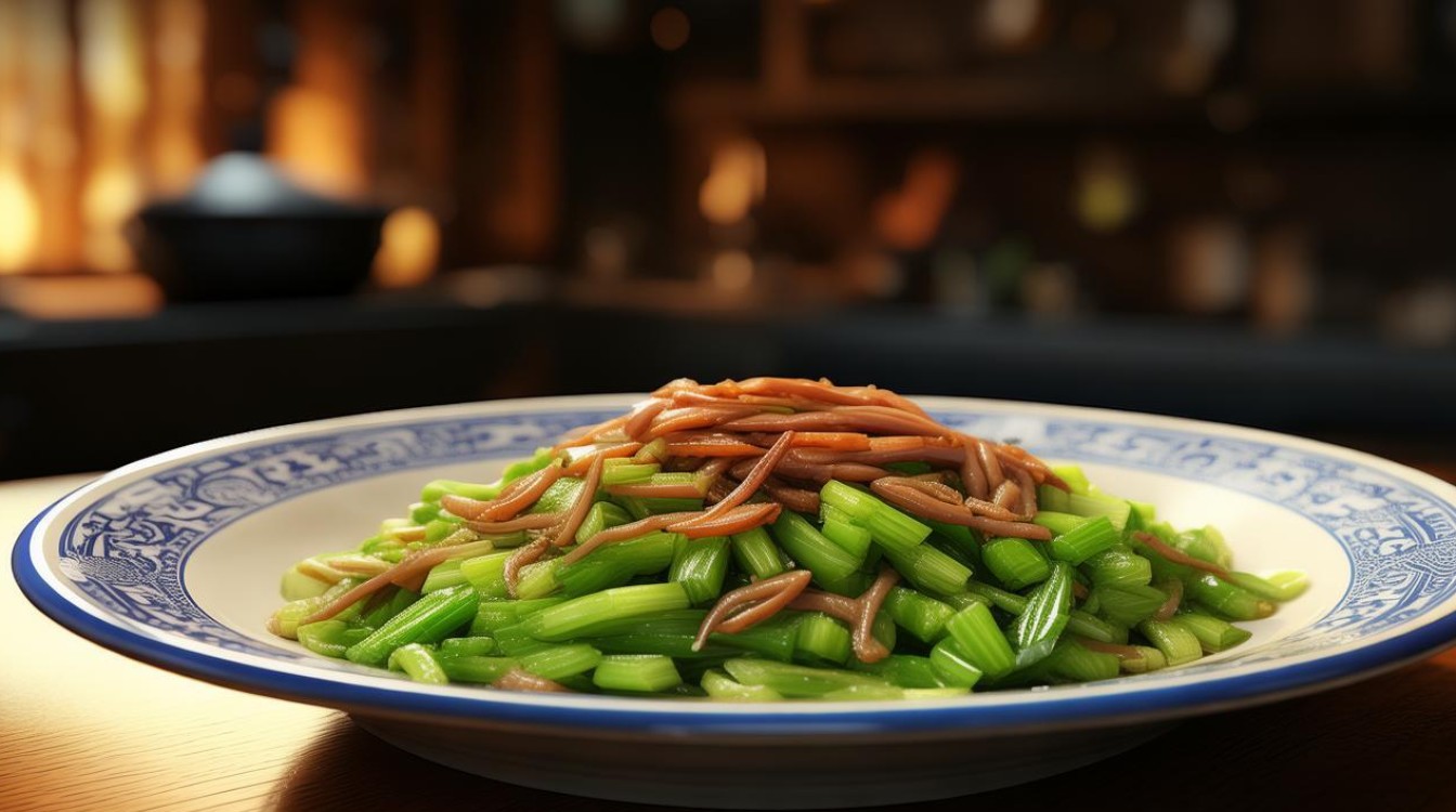 芹菜炒腊肉