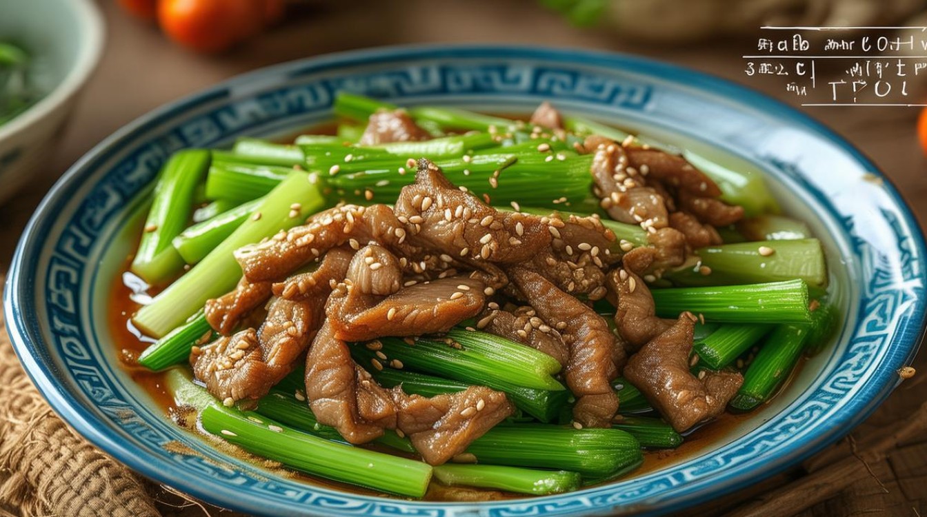 芹菜炒肉