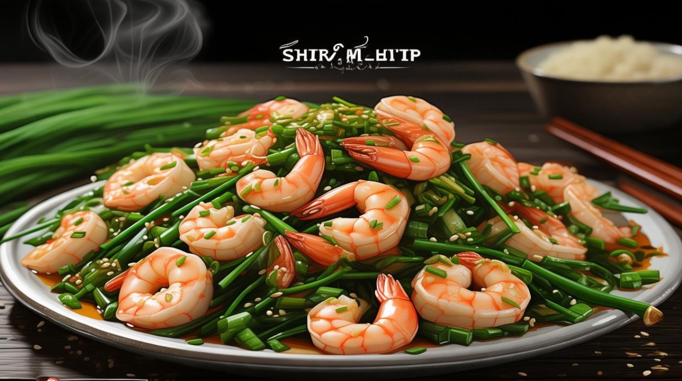 韭菜炒虾仁