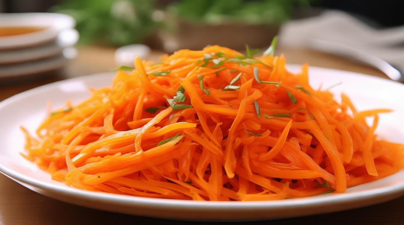 清炒胡萝卜丝