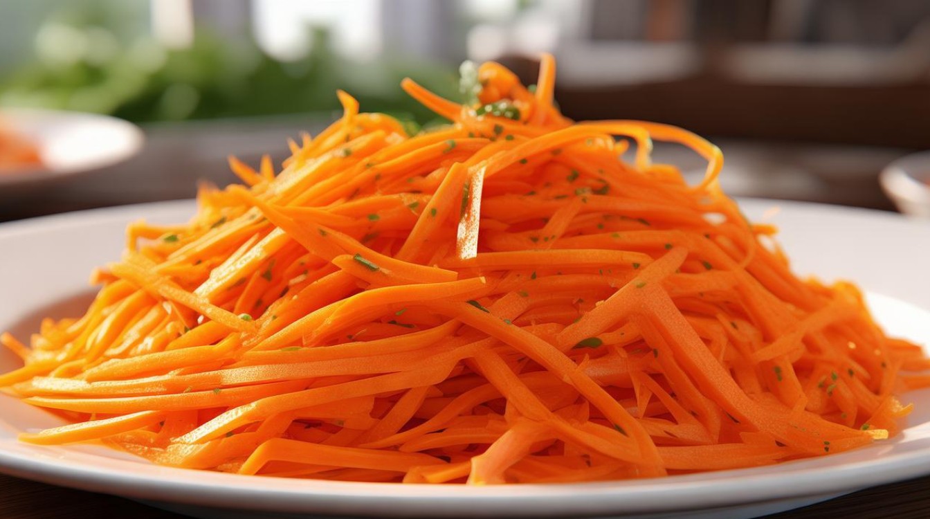 清炒胡萝卜丝