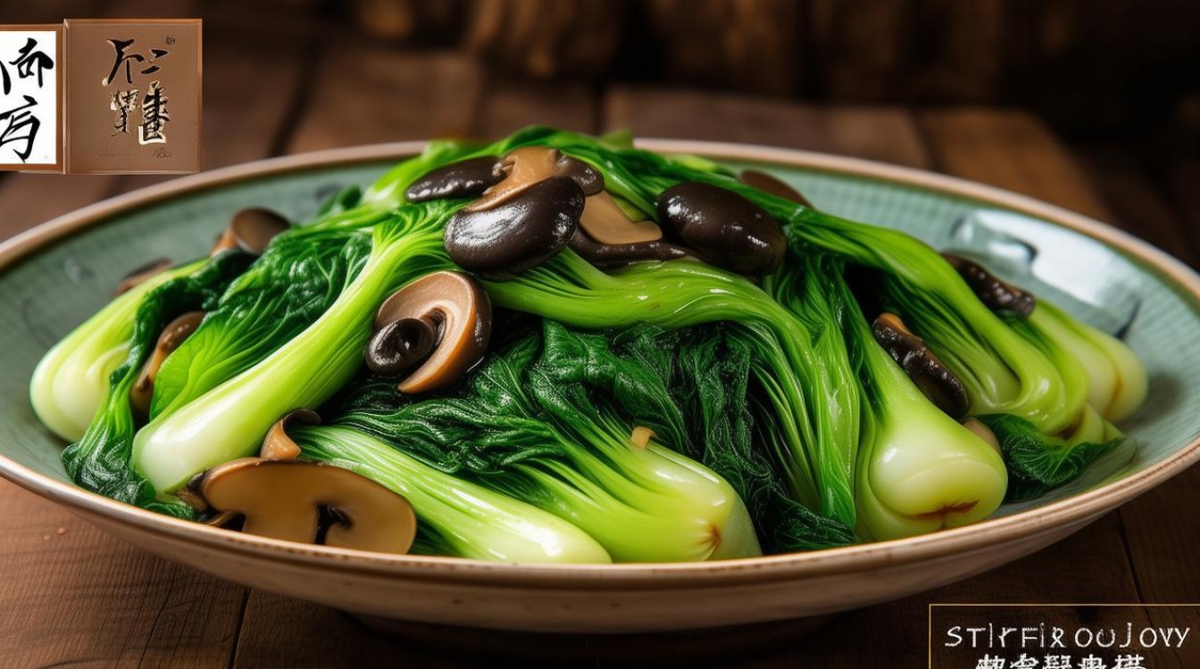 菠菜炒木耳