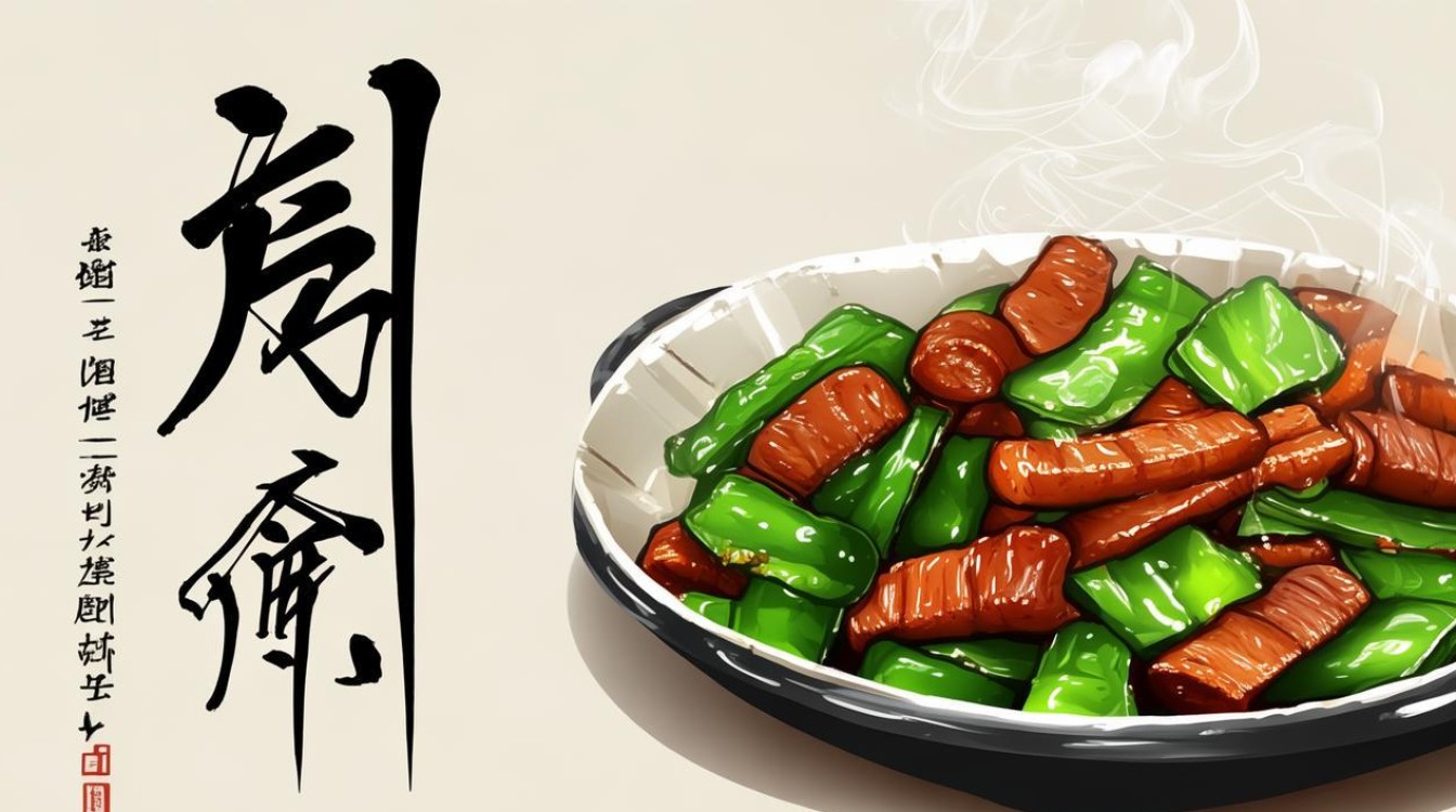 青椒炒腊肠