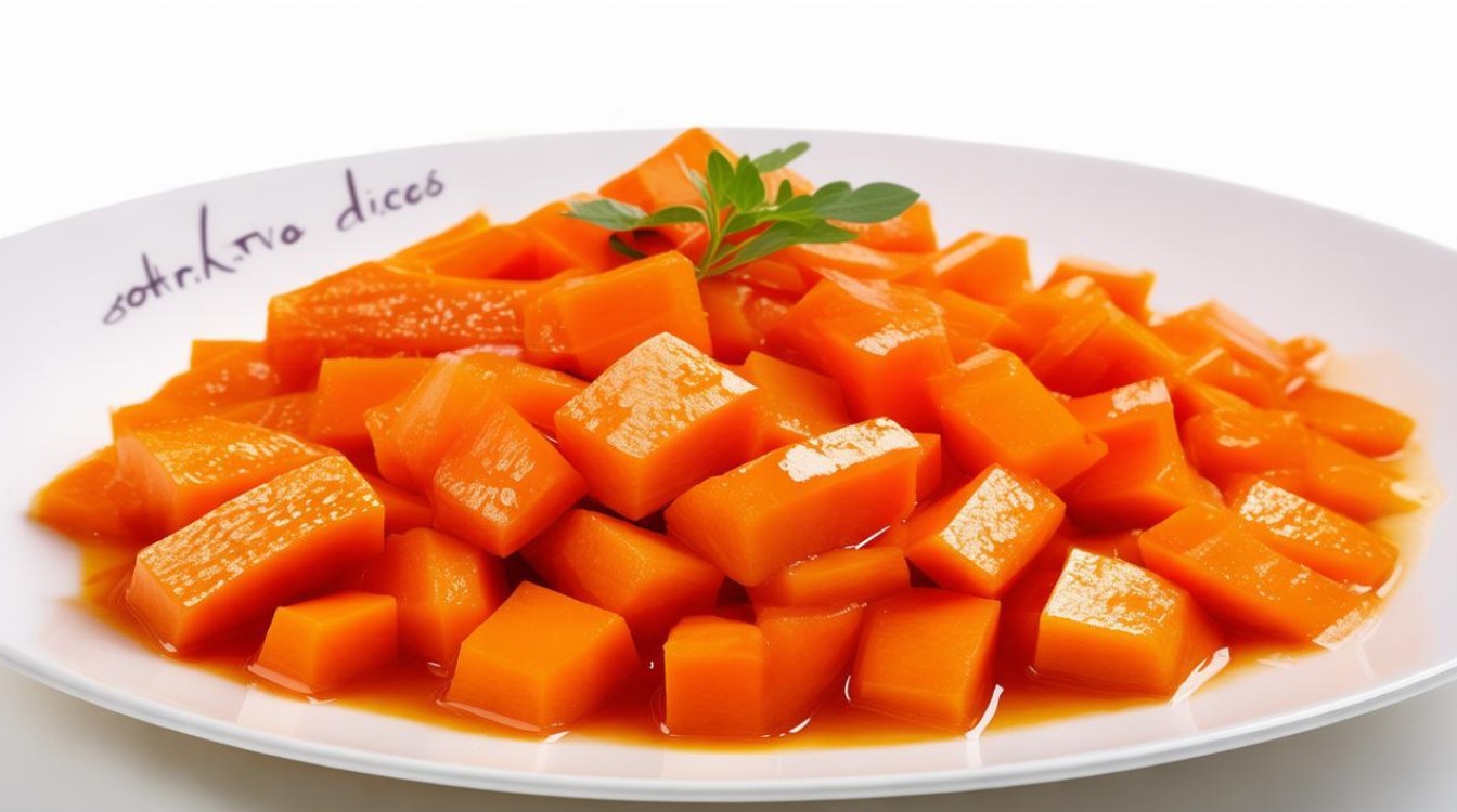 清炒胡萝卜丁 清炒胡萝卜丁