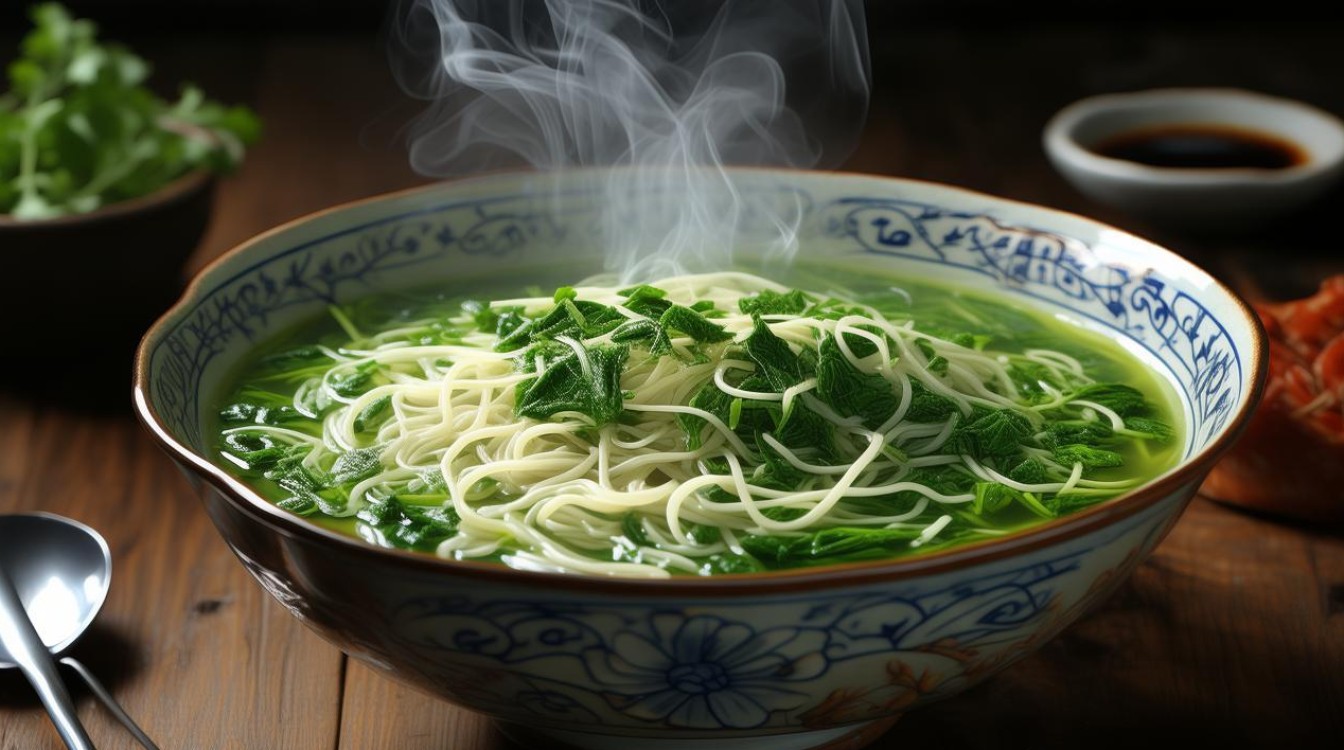 菠菜粉丝汤