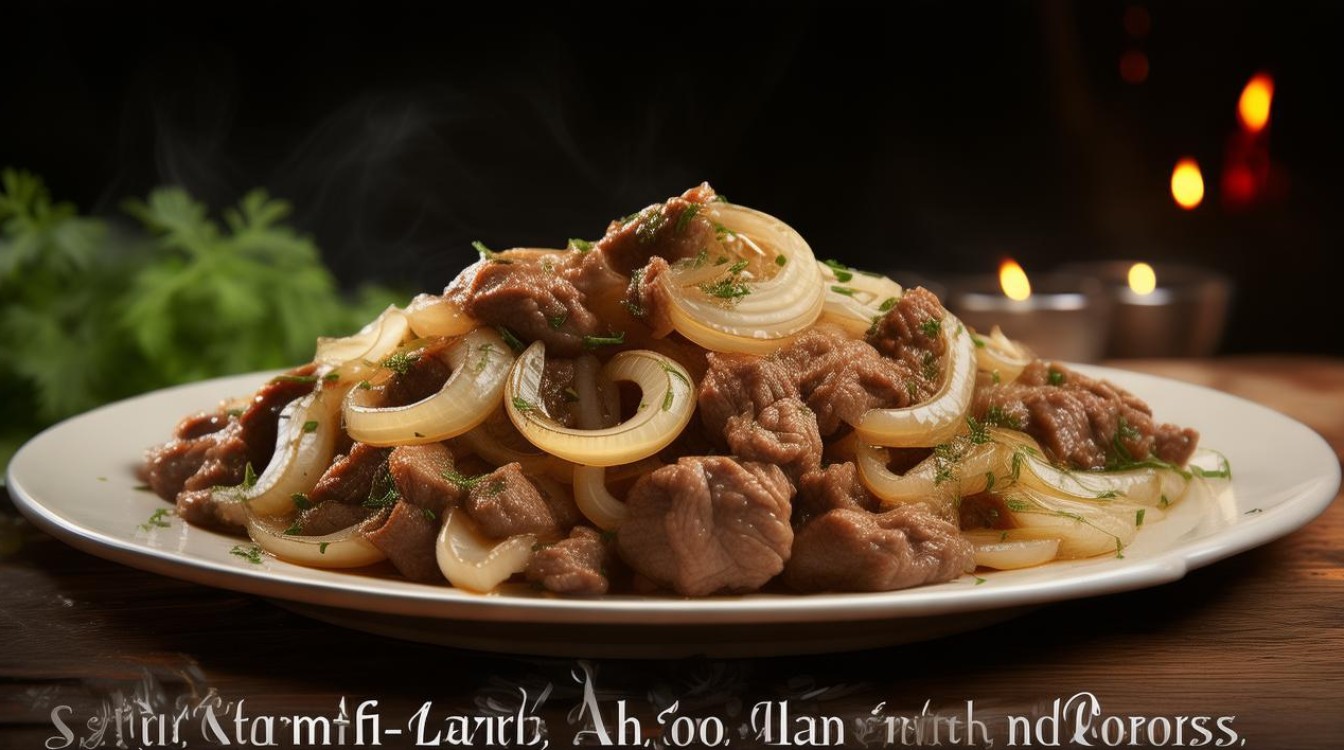 洋葱炒羊肉
