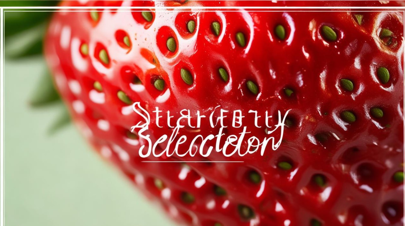 草莓挑选