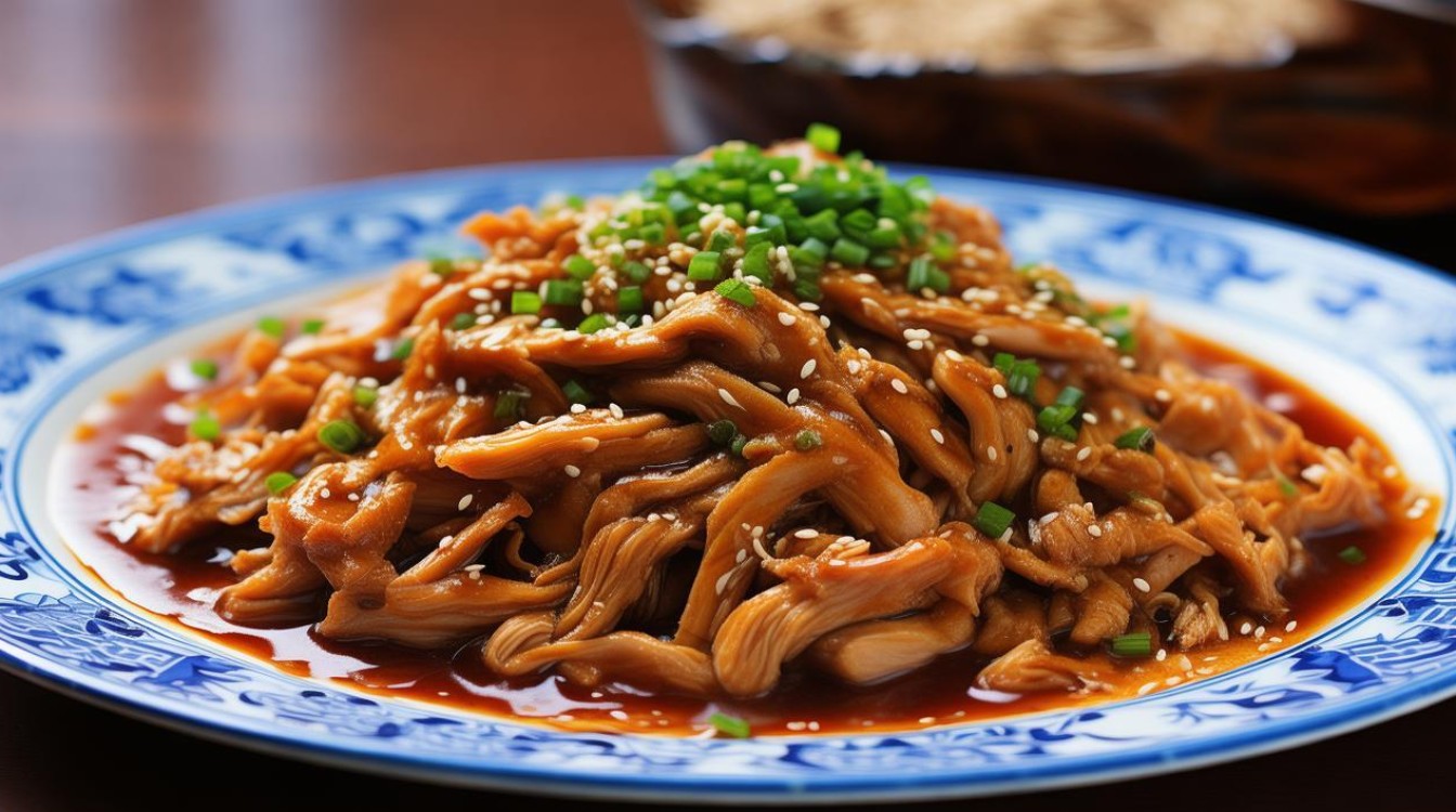 京酱鸡丝 京酱鸡丝