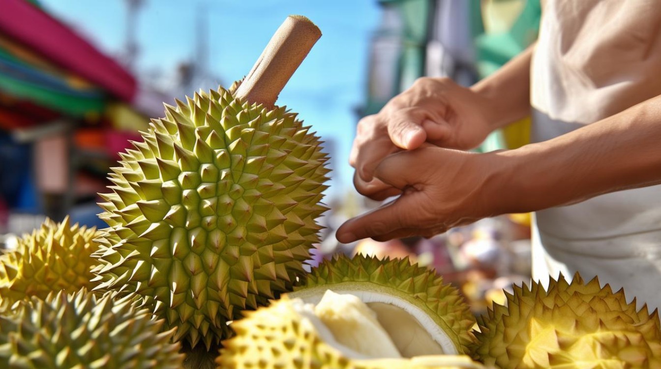 榴莲的挑选