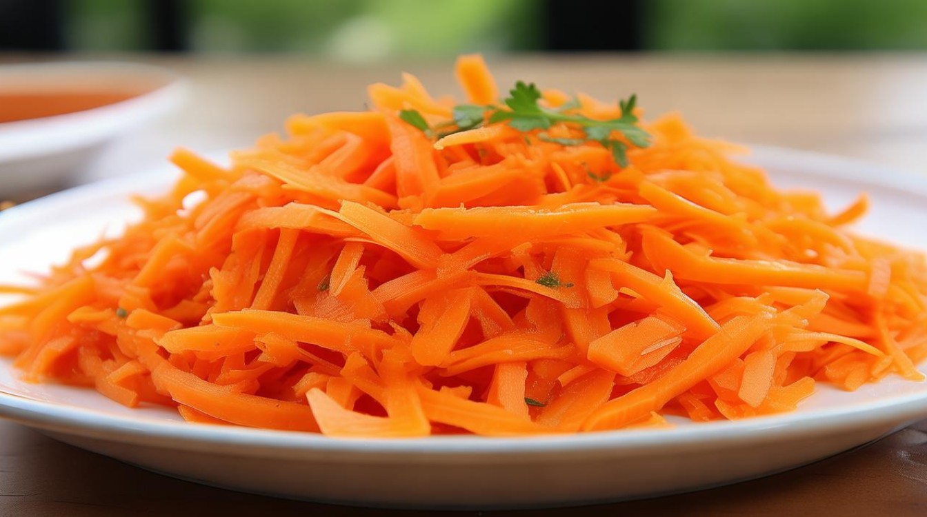 清炒胡萝卜丝