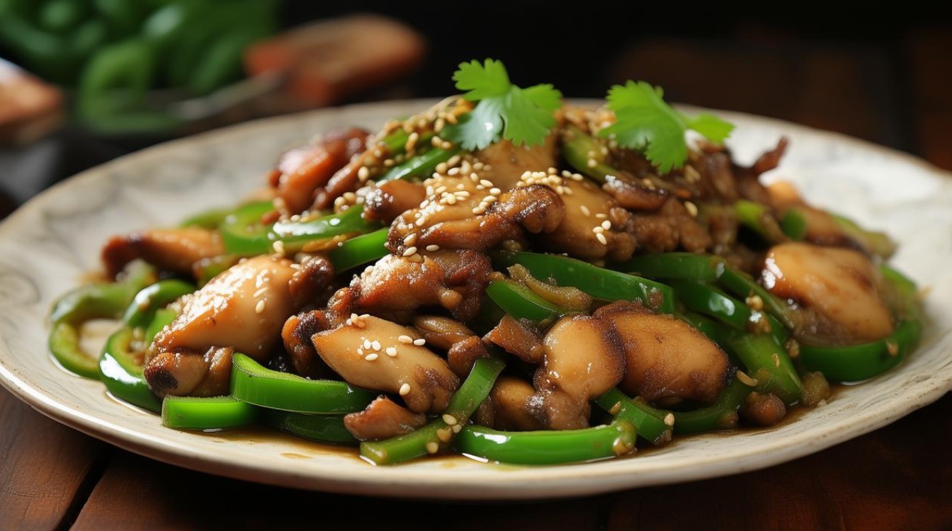 青椒炒鸡胗
