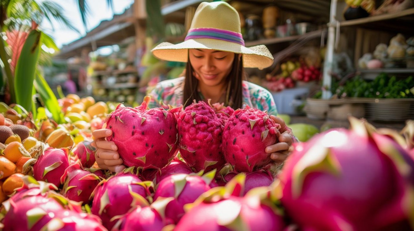 怎么挑选红心火龙果