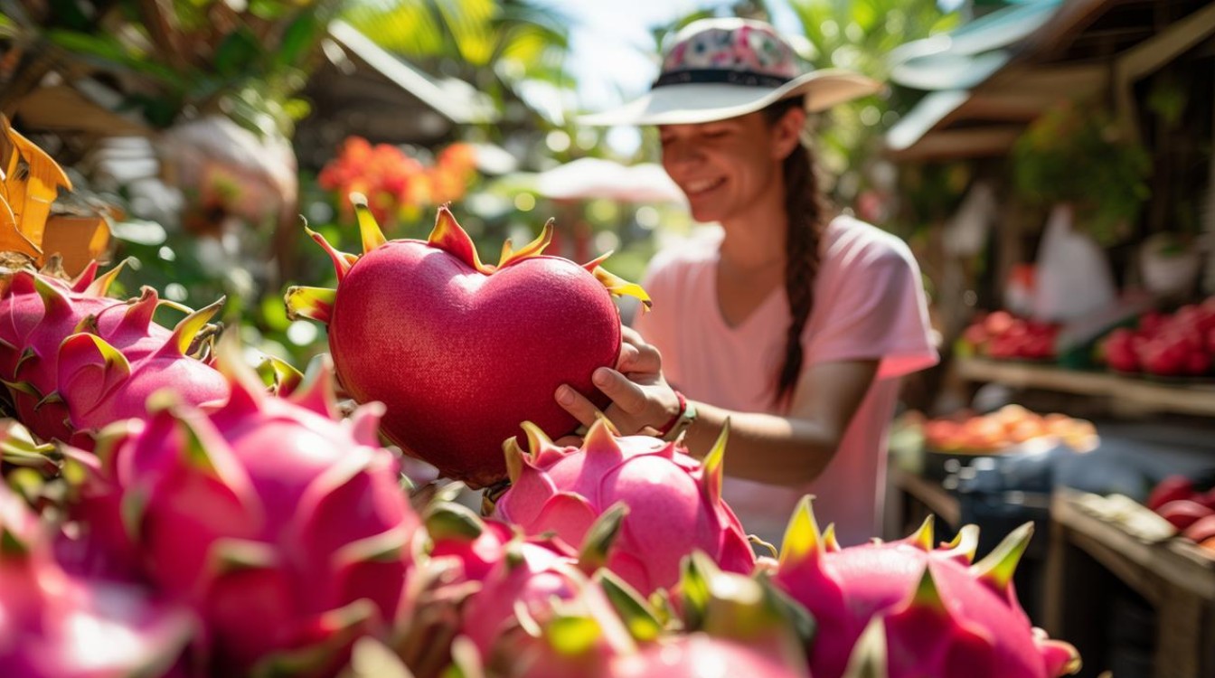 怎么挑选红心火龙果