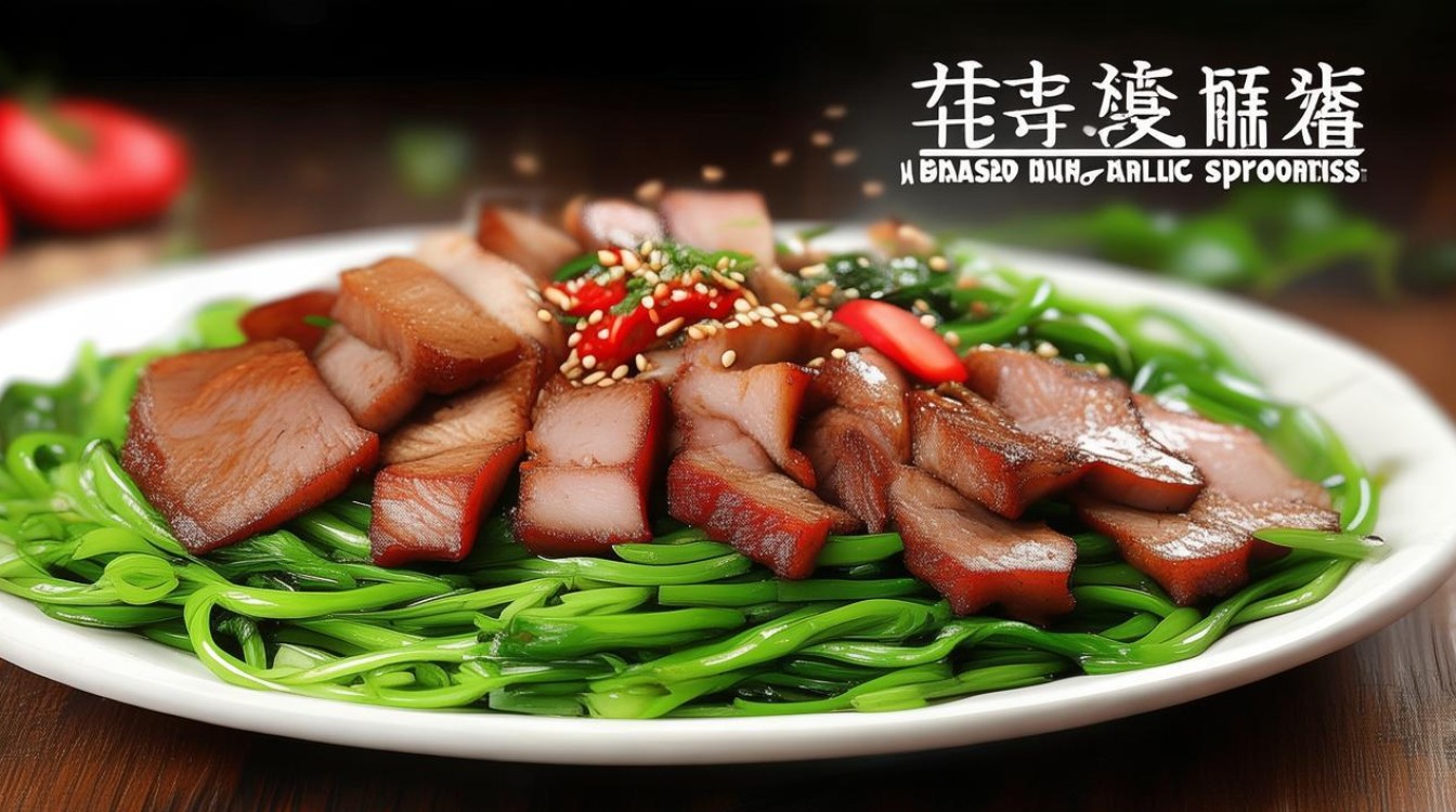 蒜苔炒腊肉