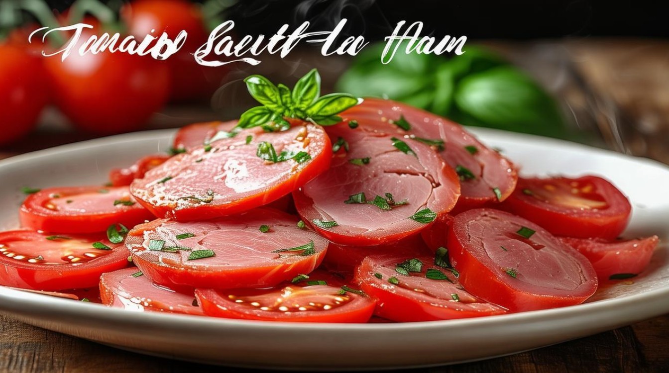 番茄炒火腿