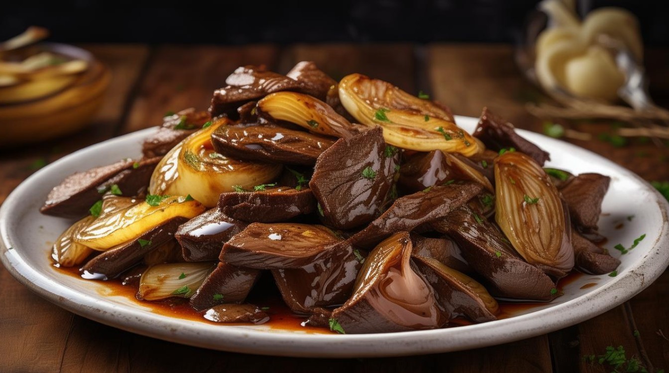 洋葱炒猪肝 洋葱炒猪肝