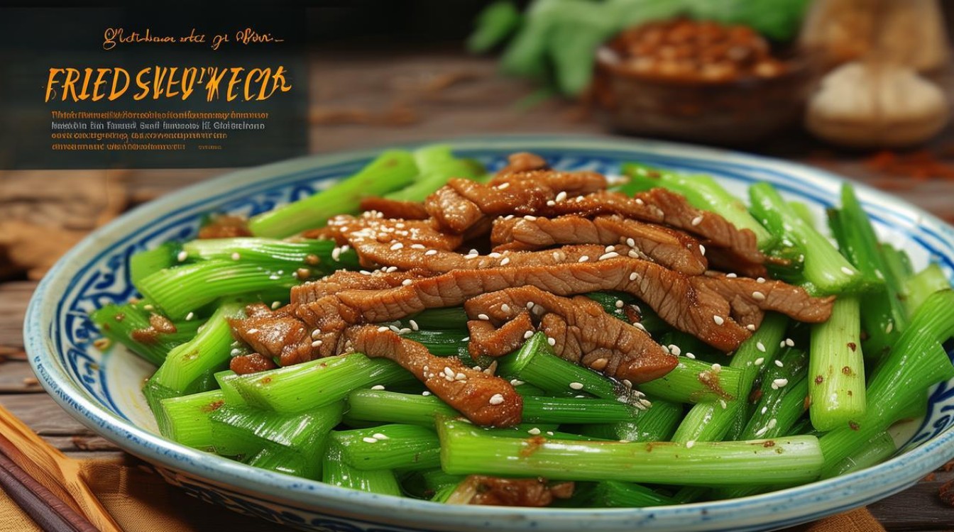 芹菜炒肉