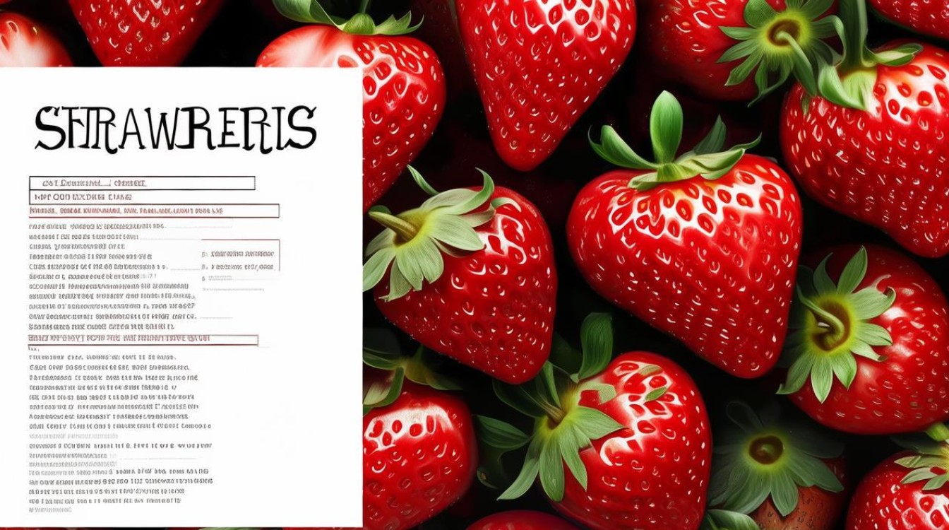 草莓的营养价值