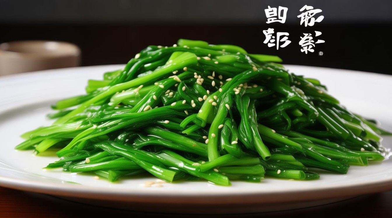 清炒油麦菜