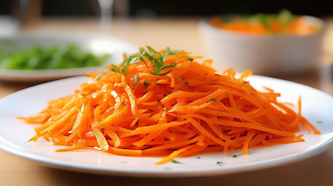 清炒胡萝卜丝