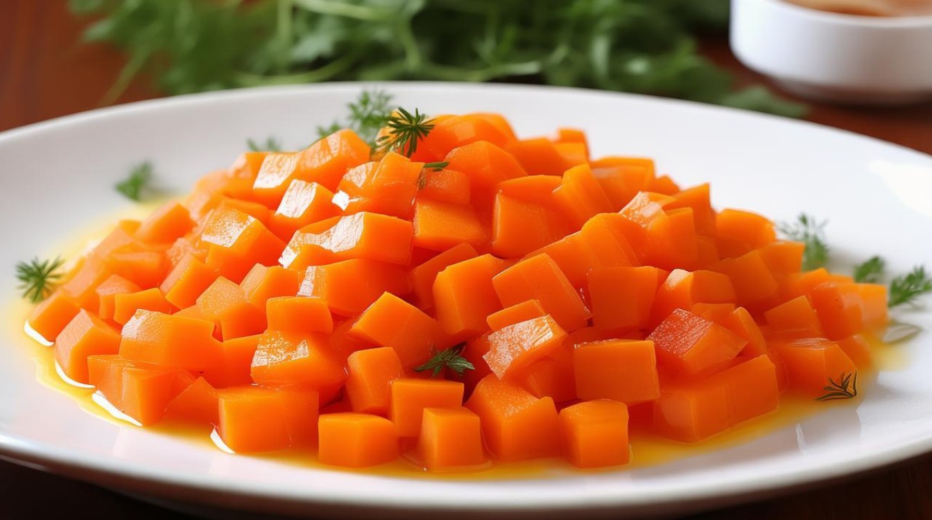 清炒胡萝卜丁