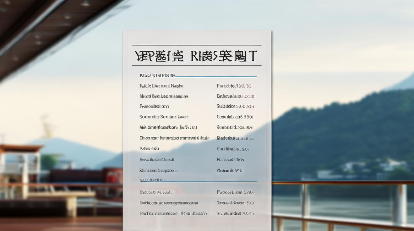 长江游轮旅游价格表