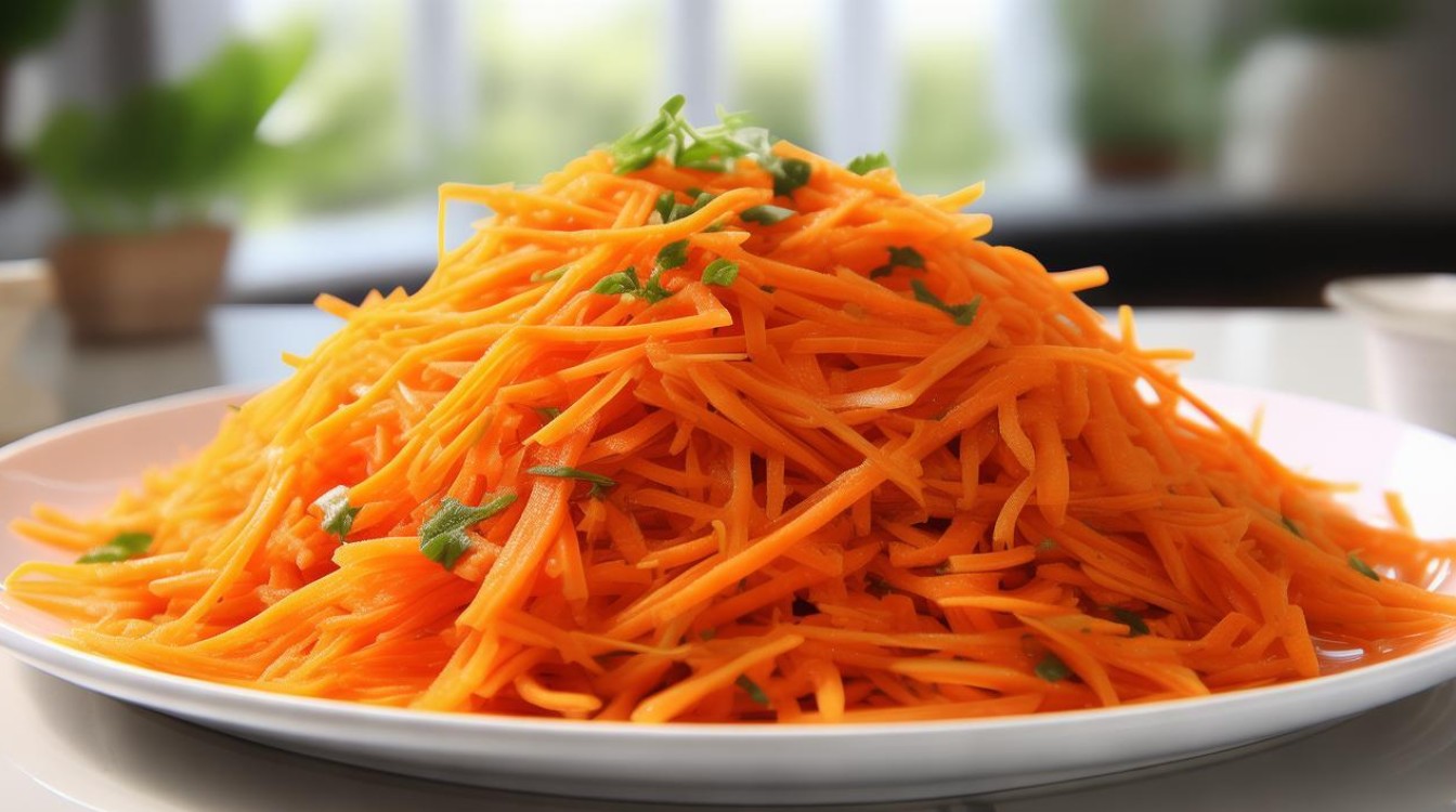 清炒胡萝卜丝