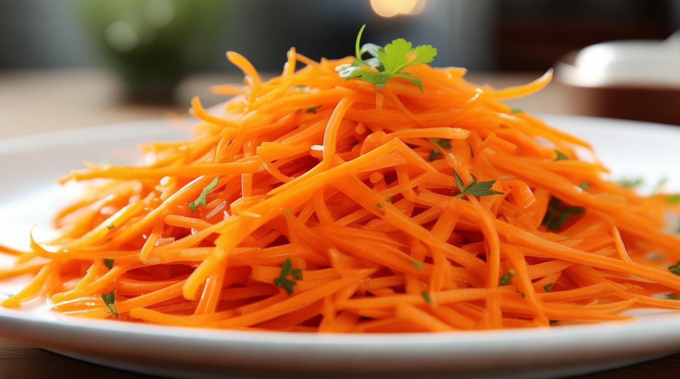 清炒胡萝卜丝