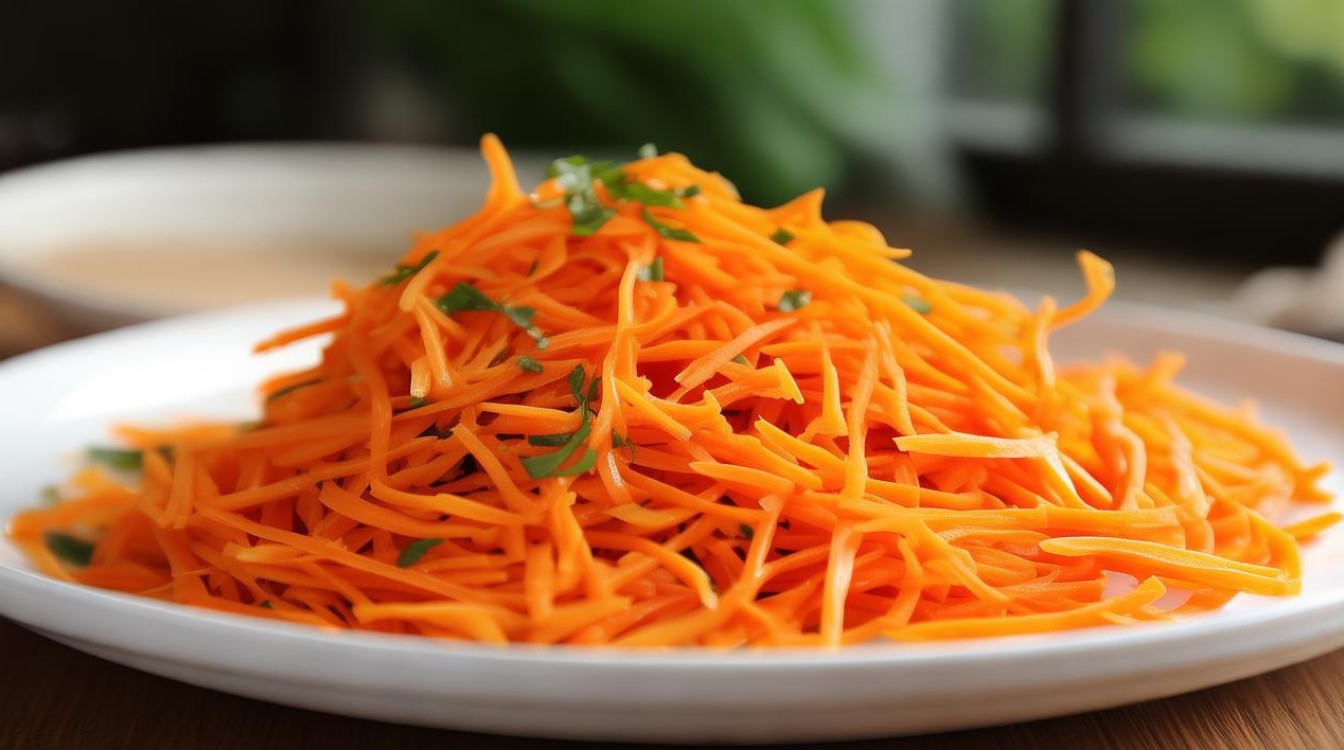 清炒胡萝卜丝