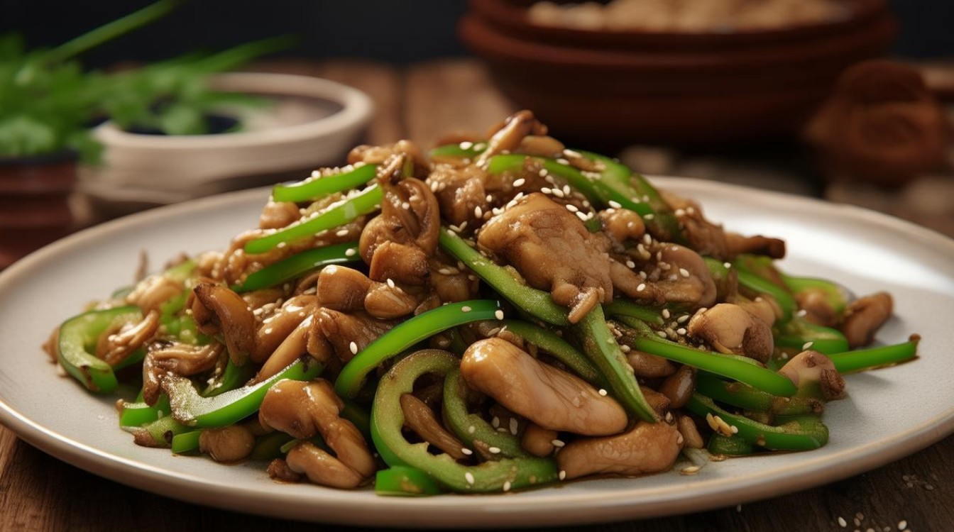 青椒炒鸡胗 青椒炒鸡胗