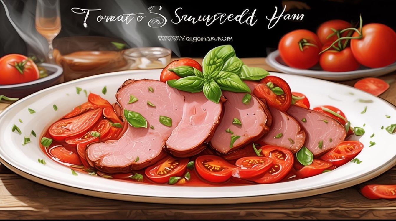 番茄炒火腿