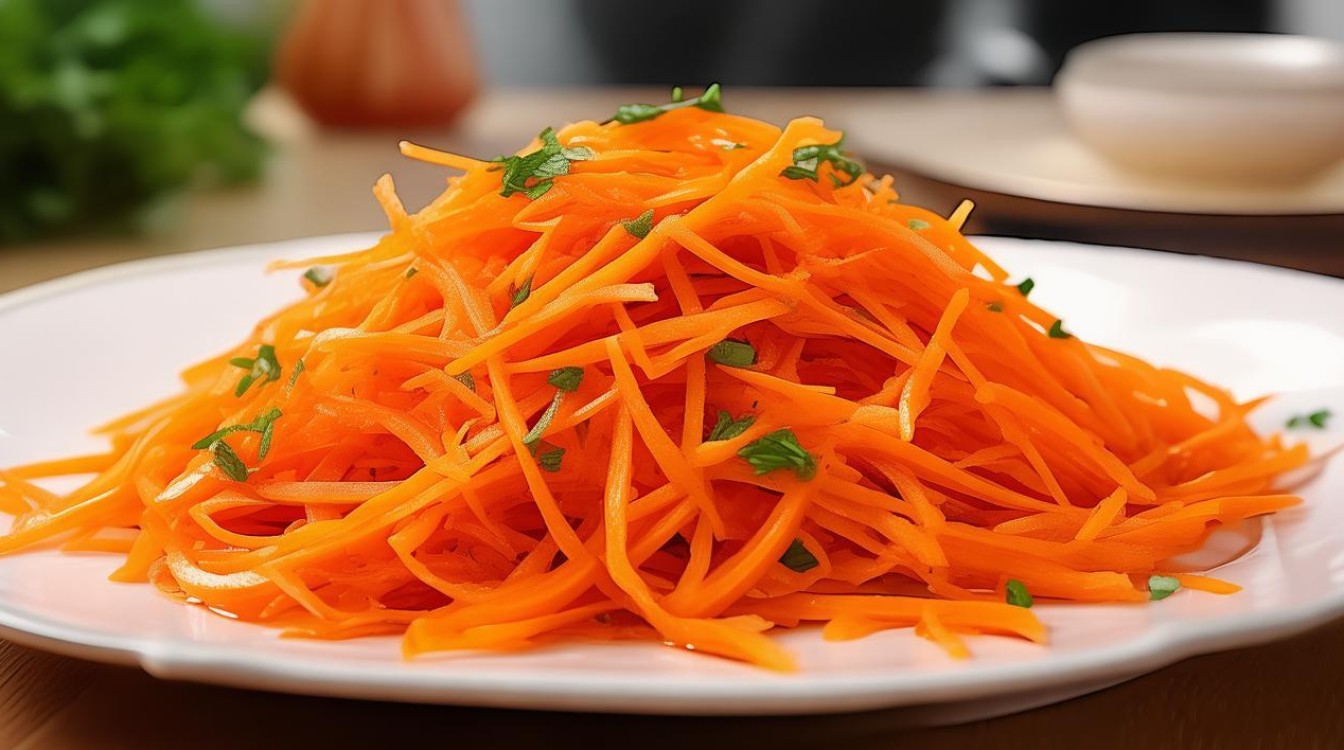 清炒胡萝卜丝