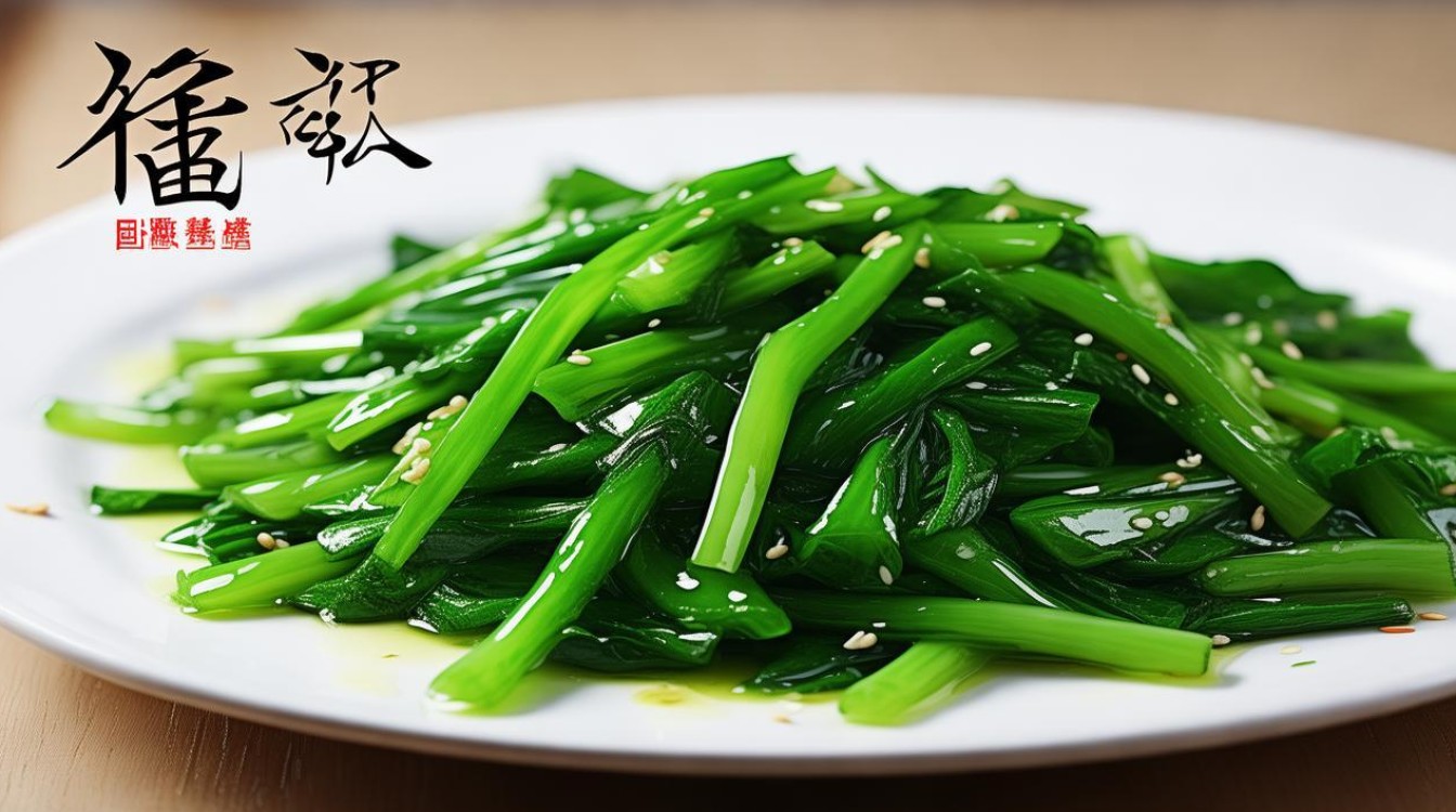 清炒油麦菜