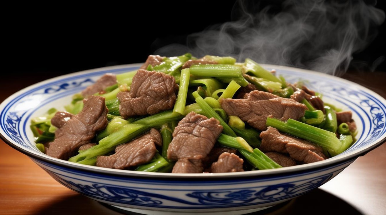 芹菜炒牛肉