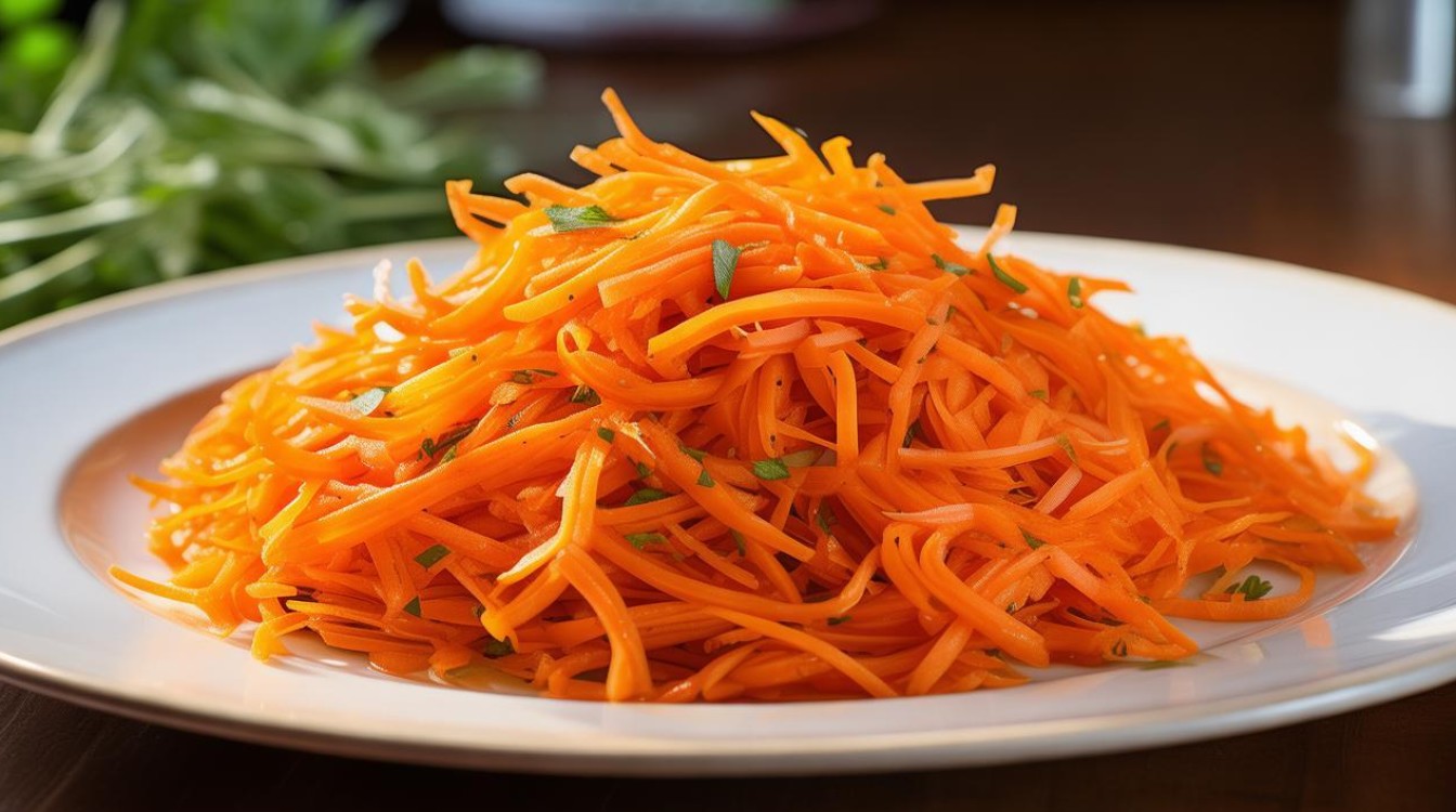 清炒胡萝卜丝 清炒胡萝卜丝