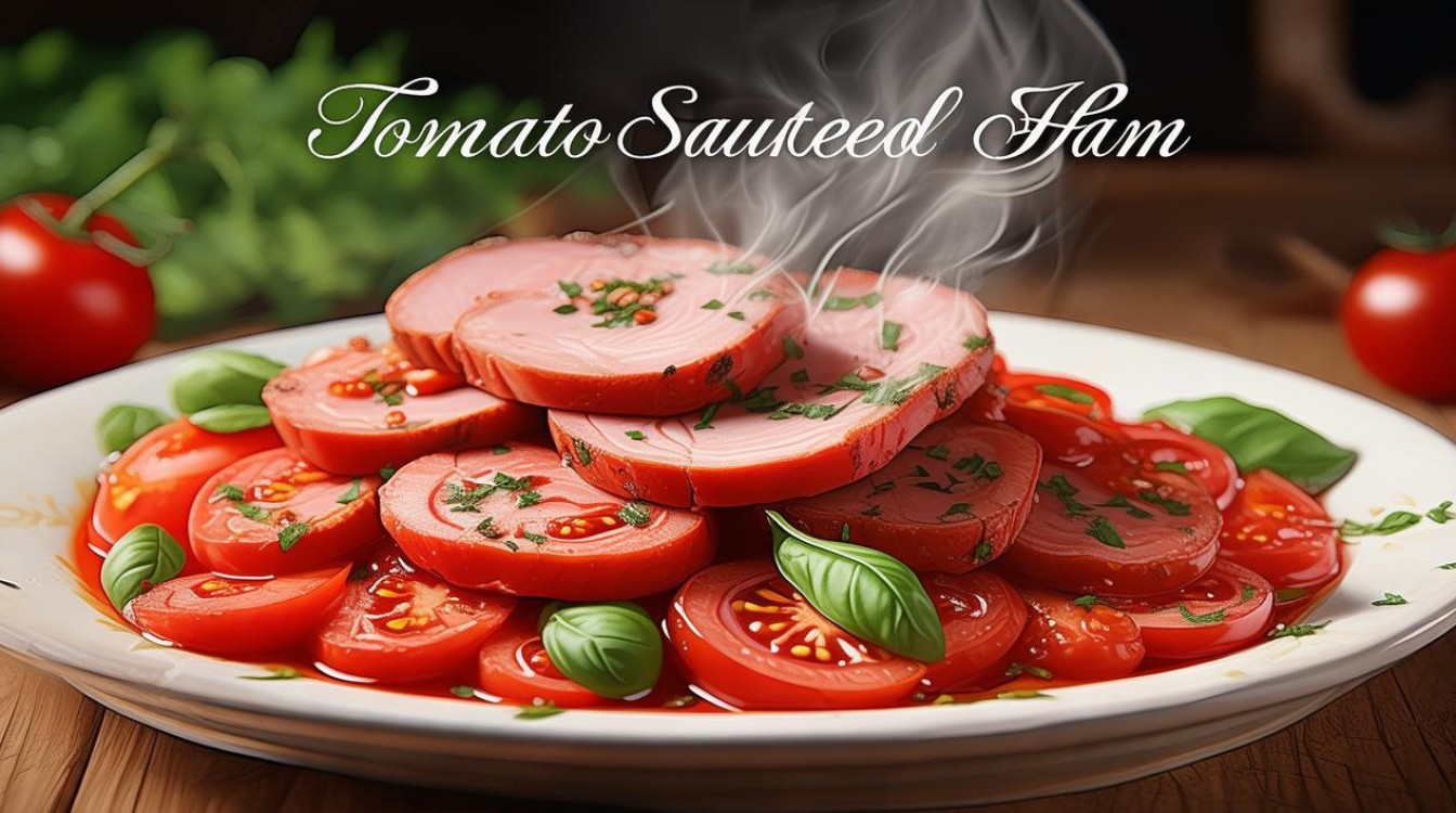 番茄炒火腿