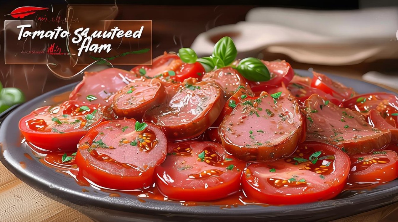 番茄炒火腿