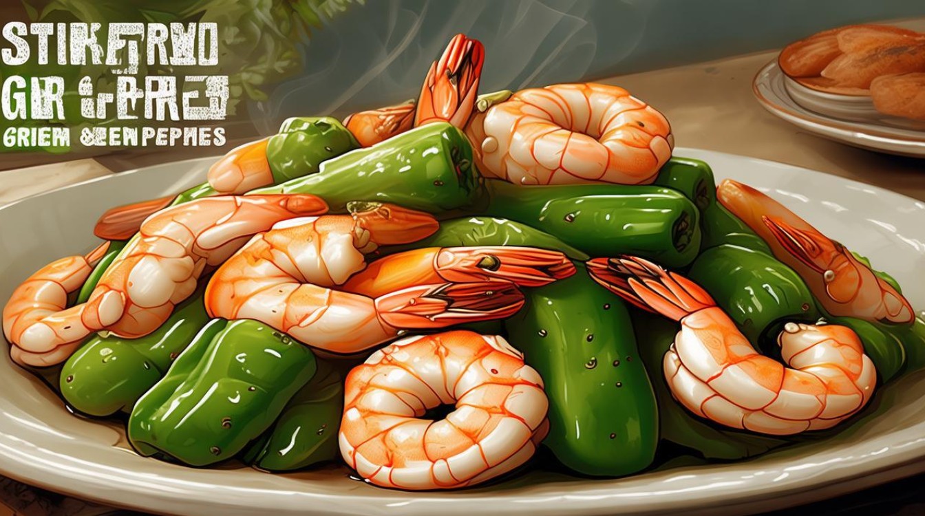 青椒炒虾仁 青椒炒虾仁