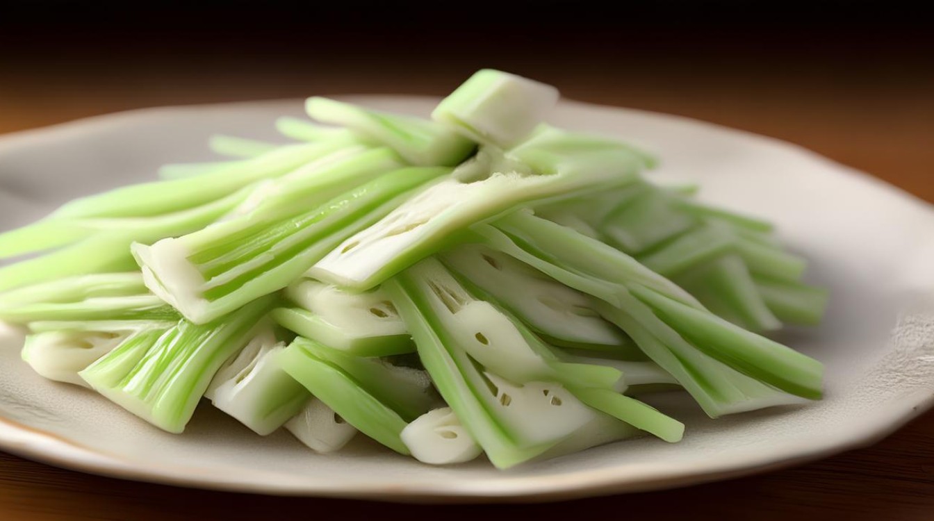 清炒藕片