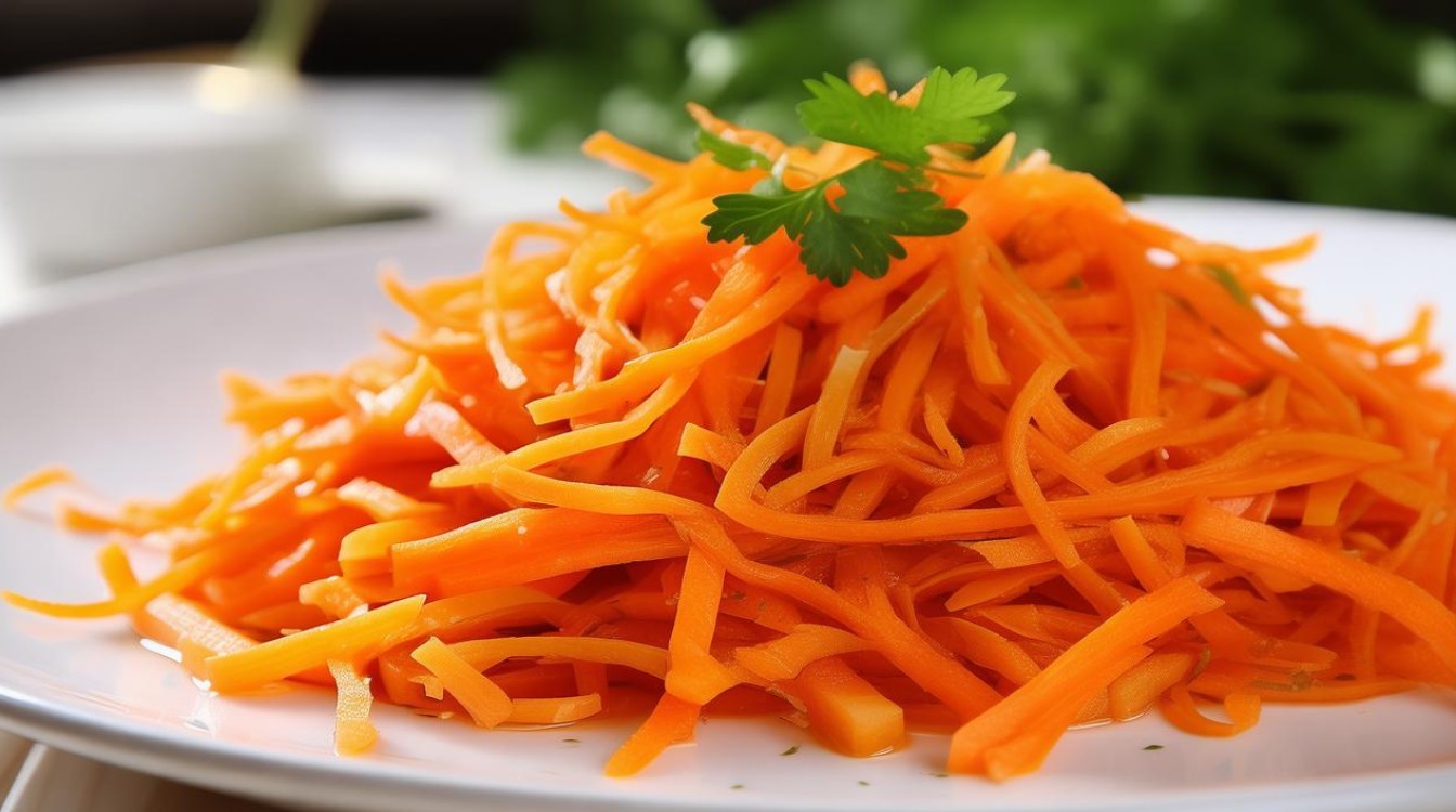 清炒胡萝卜丝 清炒胡萝卜丝