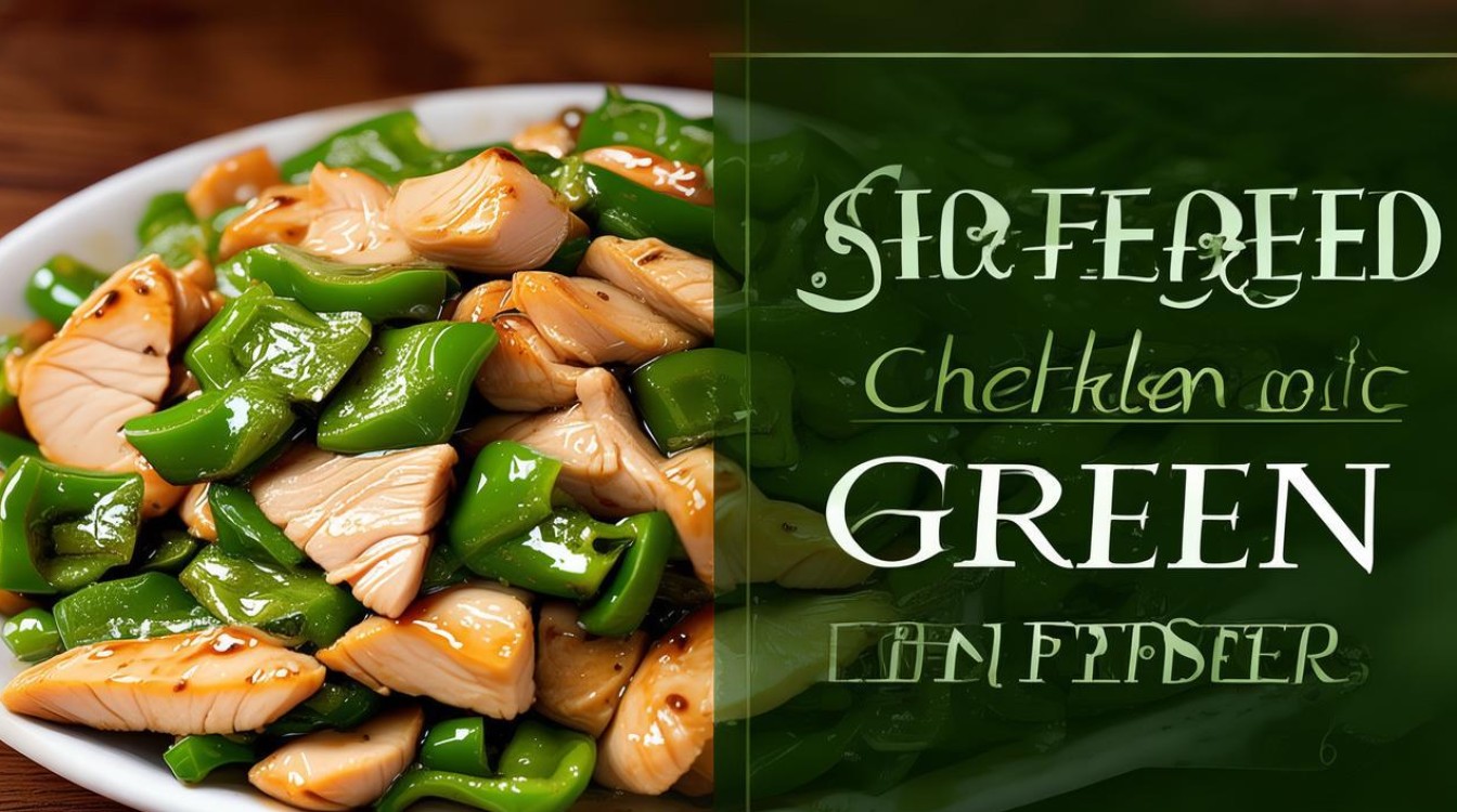 青椒炒鸡丝 青椒炒鸡丝