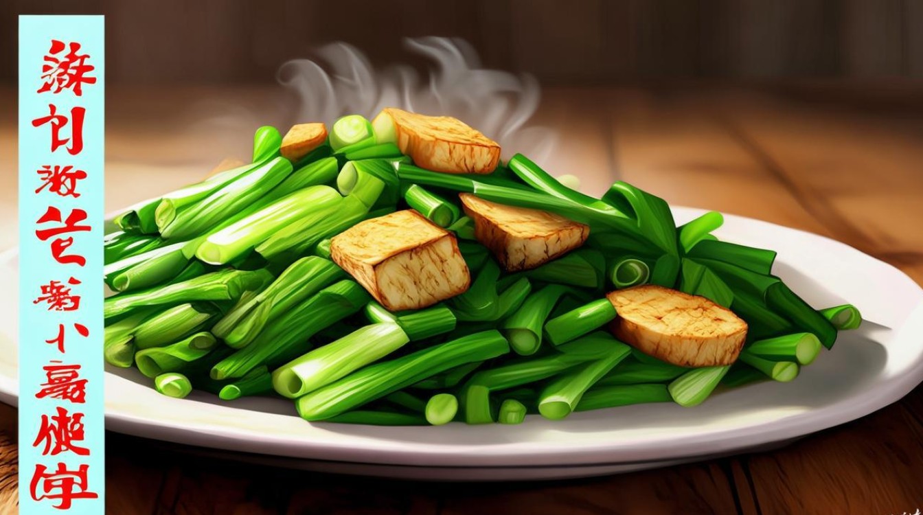 韭菜炒豆干 韭菜炒豆干