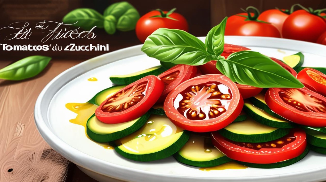 番茄炒西葫芦 番茄炒西葫芦