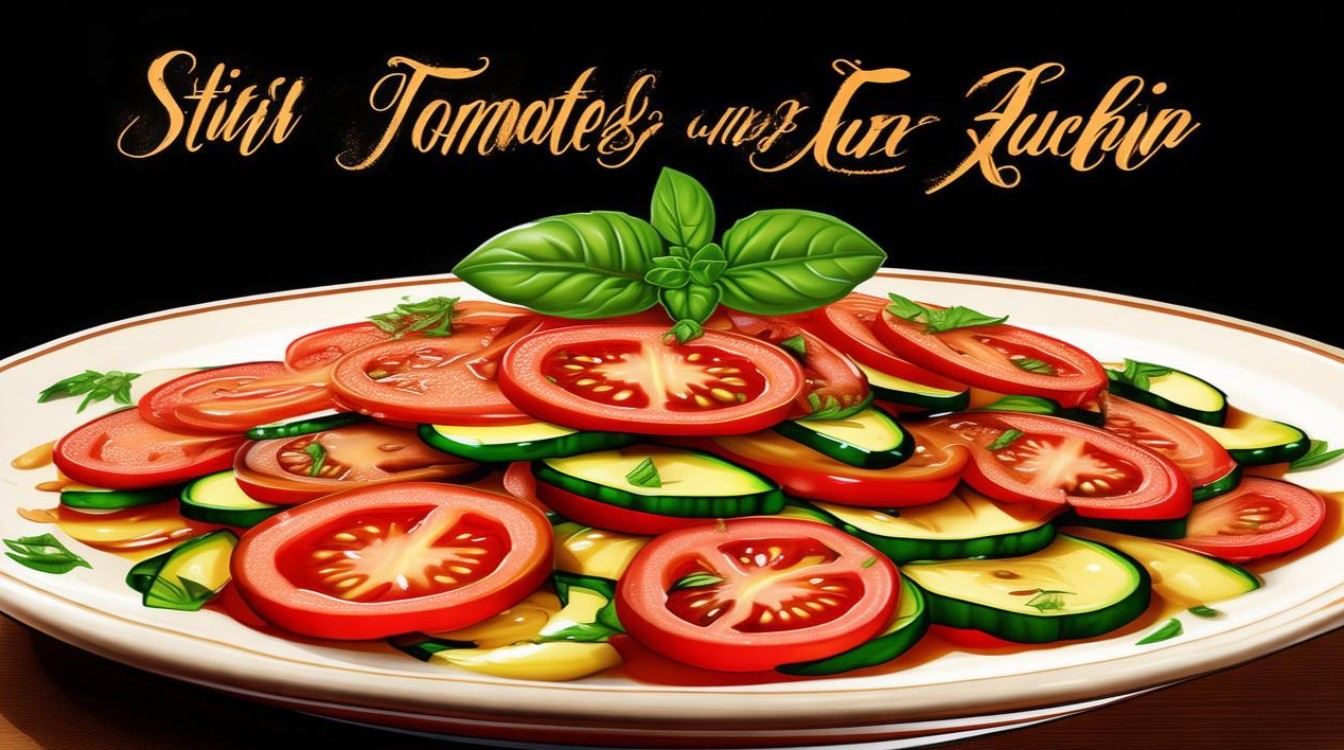 番茄炒西葫芦 番茄炒西葫芦