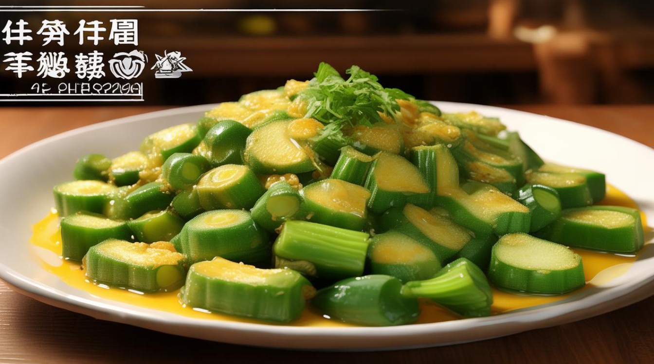 秋葵炒鸡蛋的做法